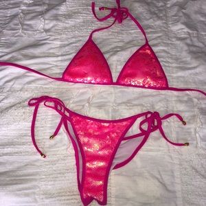 PINK SEQUIN BIKINI!!!